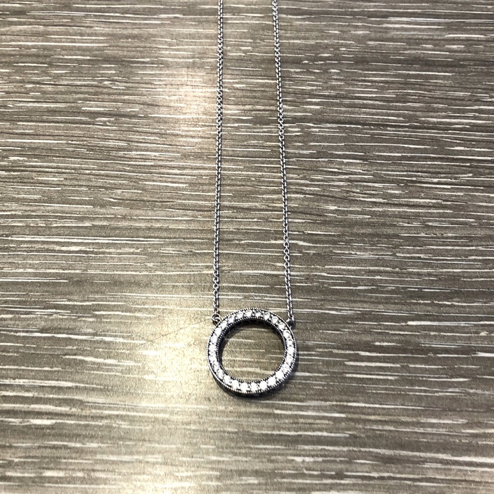 Pandora hearts sterling silver necklace